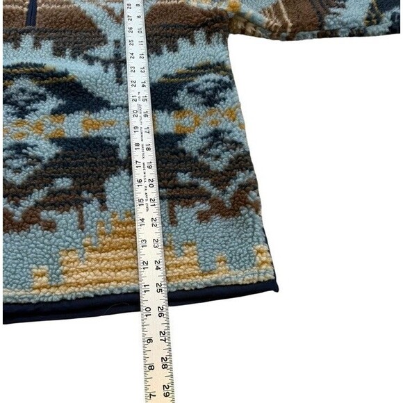 L.L. Bean Signature Sherpa Fleece Quarter-Zip Aztec Women's Size Small- Outdoors - Picture 6 of 6
